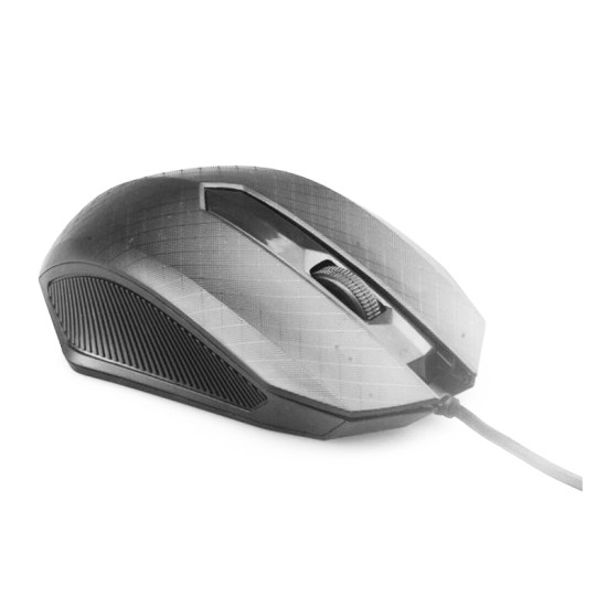 OPTICAL MOUSE GH-3 , 1200DPI 3D ROLLER PRETO